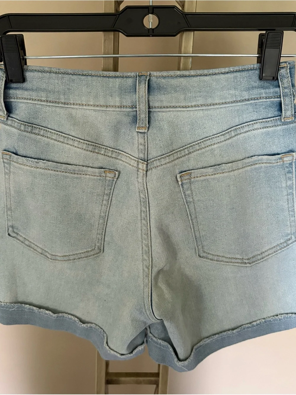 Old Navy Girls High Waisted Button Fly Denim Jean Shorts Size 12